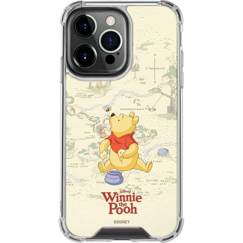 Disney Winnie the Pooh Hundred Acre Wood iPhone 16 Pro Clear Case